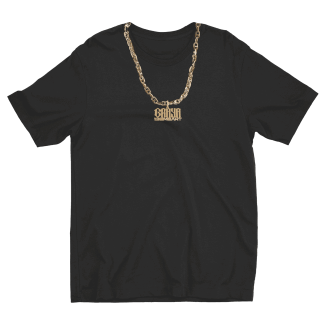 T-SHIRT - CHAINE EN OR
