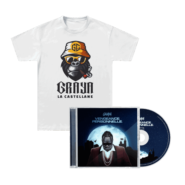 VENGEANCE PERSONNELLE - PACK CD + T-SHIRT BLANC